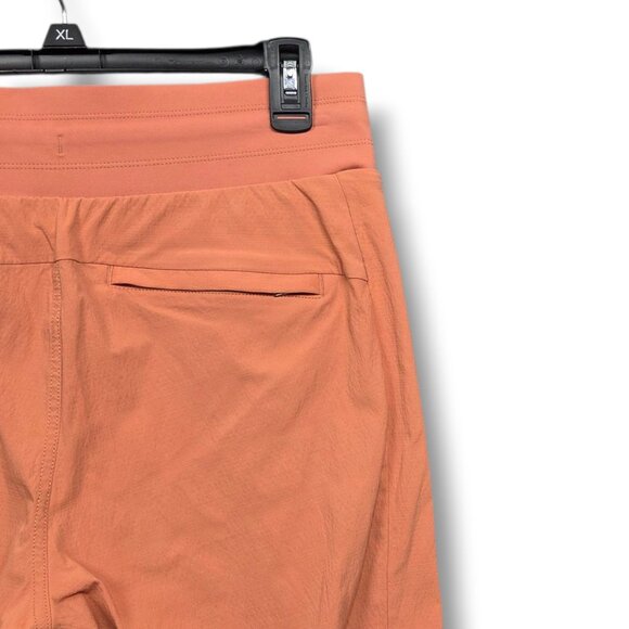 Athleta Trekkie North Crop 23" Jogger Womens 6 Orange Ripstop Pants - Picture 6 of 9